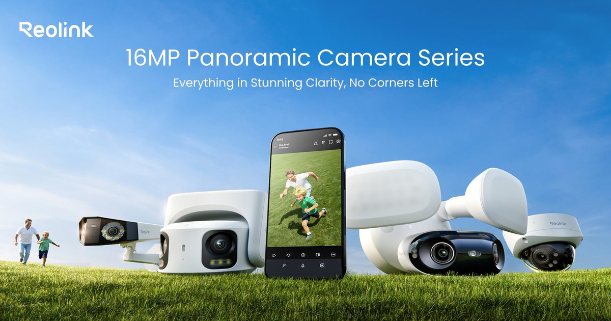 ReolinkTech's tweet image. 🛡️Secure Every Angle This Black Friday-16MP Panoramic Camera Series
✅Elite Pro Floodlight PoE: 30% OFF
✅Duo 3 PoE: 34% OFF
✅Duo 3 WiFi: 34% OFF
✅Duo 3V PoE: 30% OFF
🛍️ Don’t miss these limited-time deals!
🔗 Shop now on our official website: bit.ly/16MP-X2511
#Reolink…