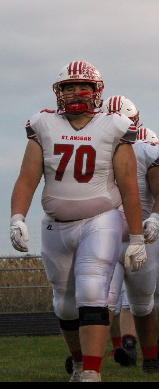 Congratulations to Adyn Bissen. 
1st team all-state OL by the IFCA