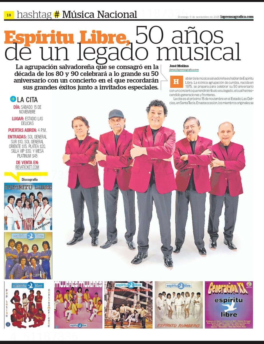 JuanKinka's tweet image. #Musica 🎵

Centro #America 

@Ricardo_Arjona #EspirituLibre 

#Guatemala #ElSalvador 

@billboard @billboardlatin @RecordingAcad @LatinGRAMMYs @Spotify 

#FelizLunes