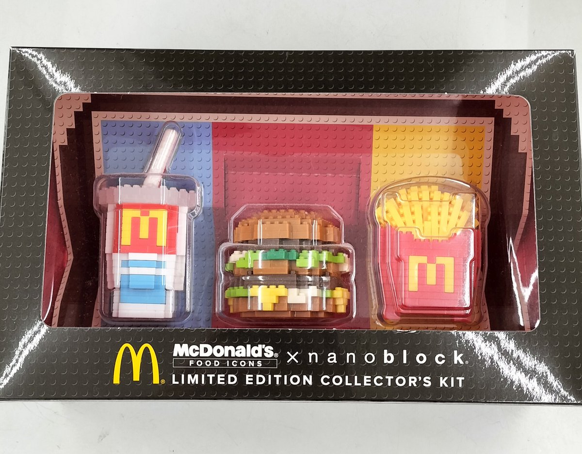 ナノブロック ビックマック限定版コレクターズキット入荷しました