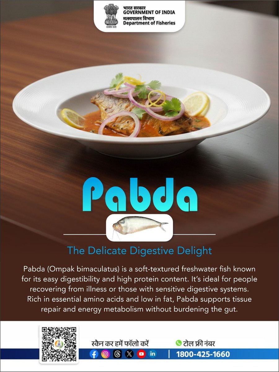 Pabda is packed with protein and essential amino acids yet light on fat, it supports recovery and energy. Choose health, choose Pabda.

#FitWithFish #ProteinPower #EatSmartLiveWell #FishForHealth #Pabda