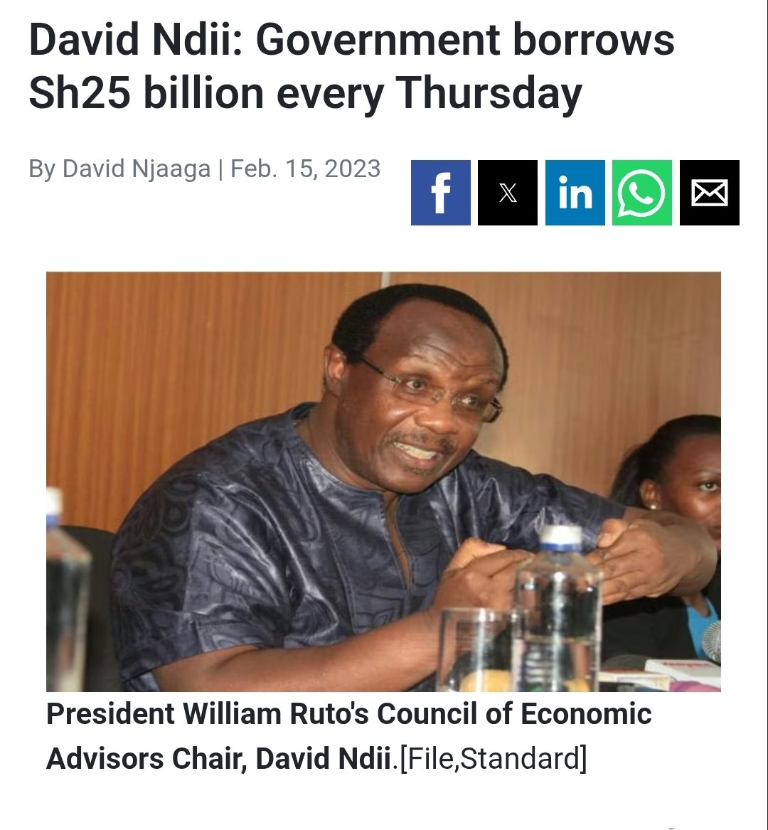 DehMao's tweet image. @DavidNdii show us the projects on which you have spent this 25B you borrow every week 

25B per week x 52 weeks per year × 3 years = 3.9 TRILLION

 where is our 3.9T worth of development david?