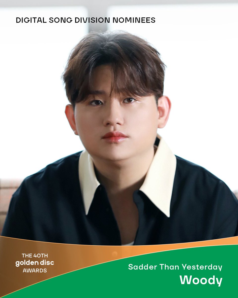 _GoldenDisc's tweet image. The 40th #GoldenDiscAwards Best Digital Song nominees

#ROSE @numberoneHQ
#SEVENTEEN @pledis_17
#Woody
#ZOZAZZ

The 40th Golden Disc Awards
🗓️2026.01.10(Sat)
📍TAIPEI DOME

#40thGDA #디지털음원부문 #BestDigitalSongDivision
#골든디스크어워즈 #Goldendiscawards

*Nominees are…