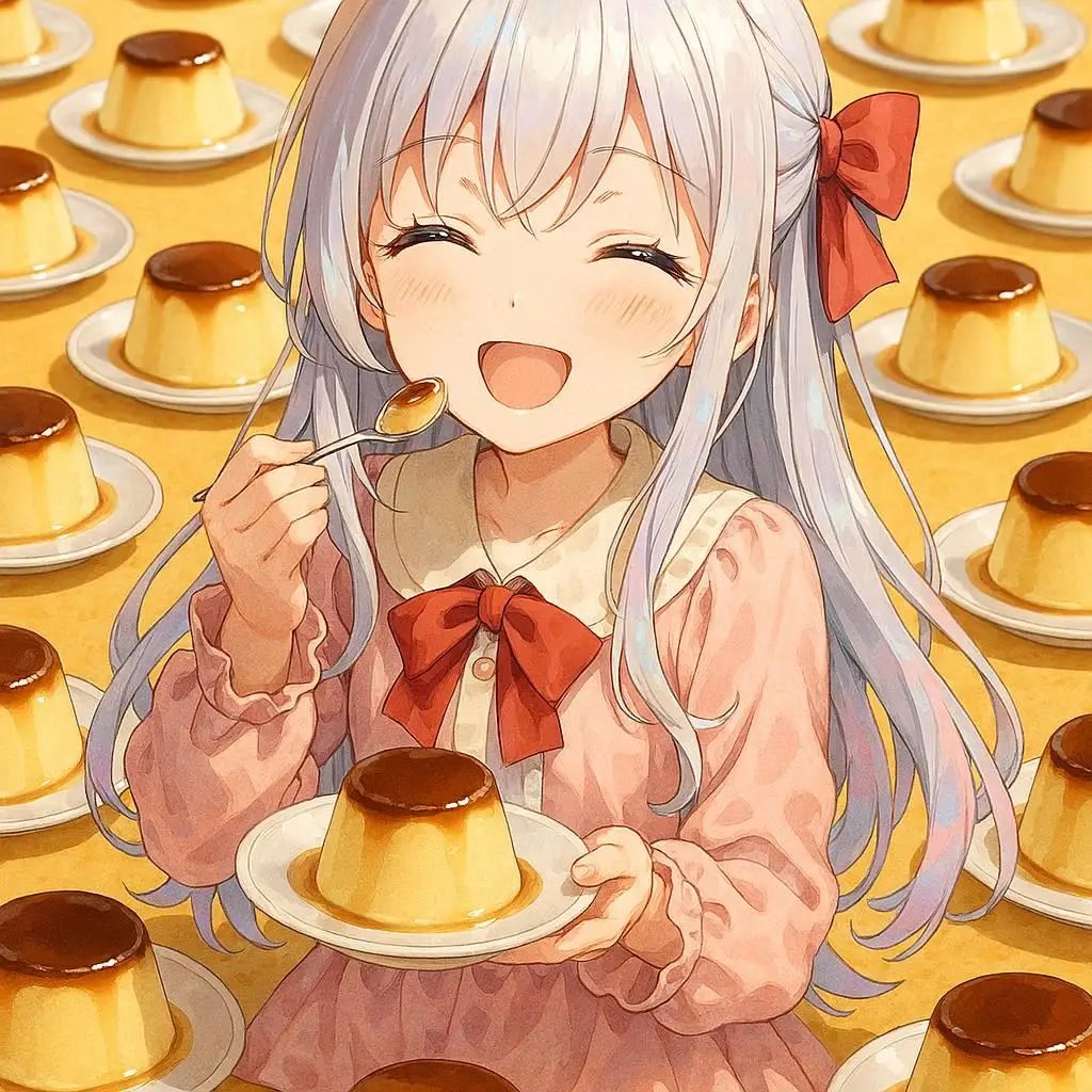 kerokero1023's tweet image. 💙sumika🌸さんが、今日はプリンの日って言ってた🤣
#GPT4 #AIイラスト