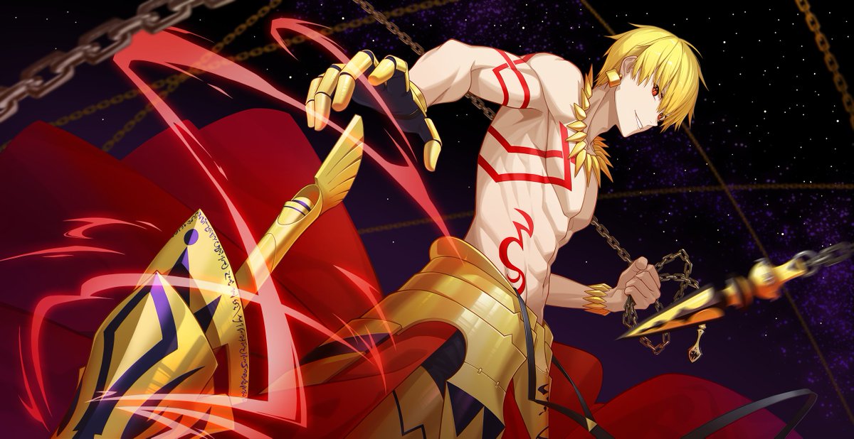 Azoith's tweet image. 【修正再掲】乖離剣に拝謁せよ！
#FGO  #FateGrandOrder  #ギルガメッシュ