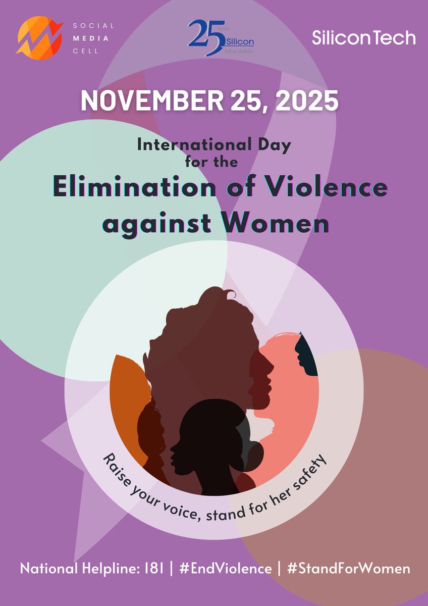 Silicontech_bbs's tweet image. This 25th Nov, let’s #OrangeTheWorld 
For those who survived, who spoke, who couldn’t —
and for a future free from violence.
#EndViolenceAgainstWomen #UNiTE #16DaysOfActivism #silicontech