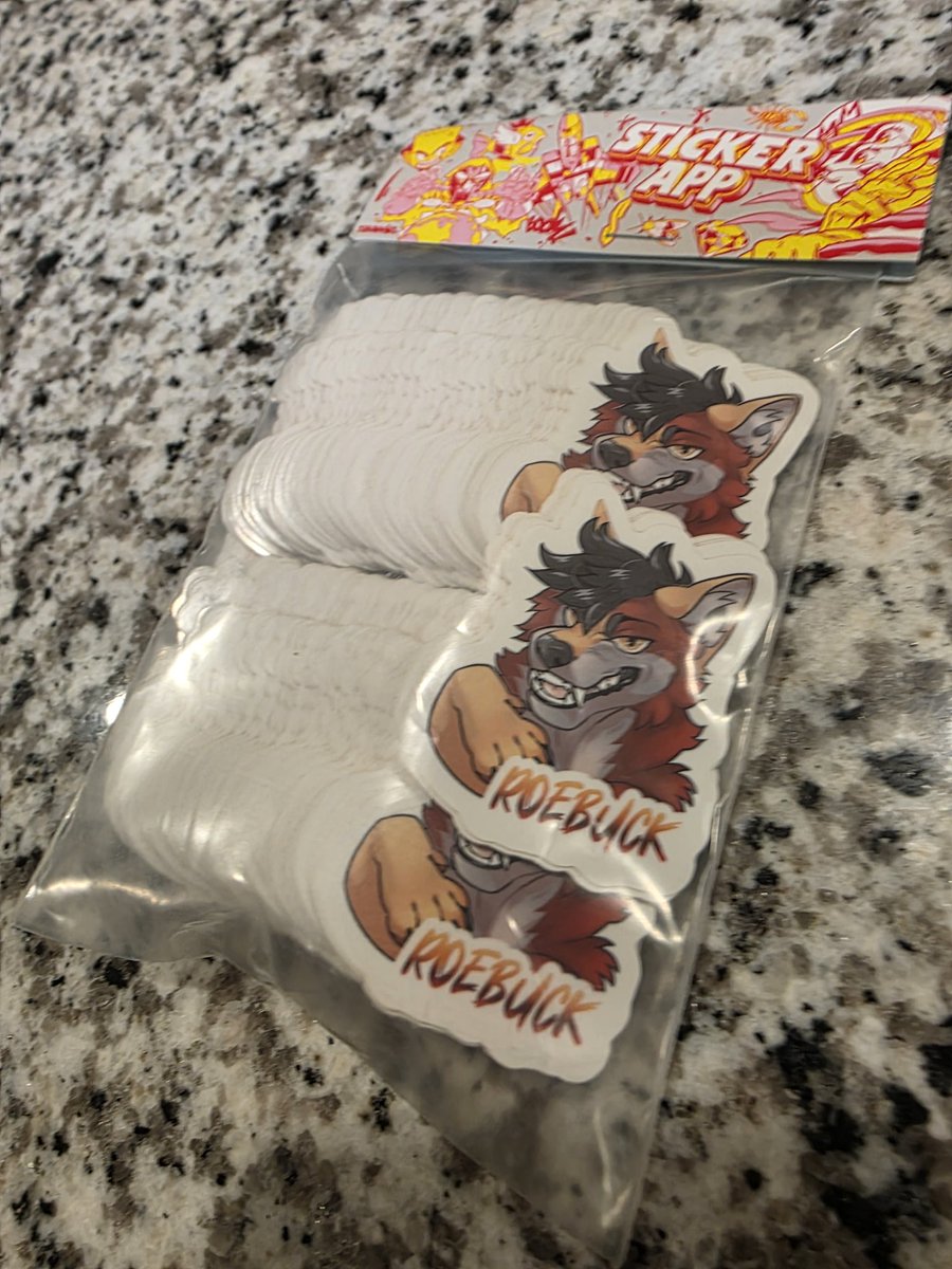 First stickers in ages