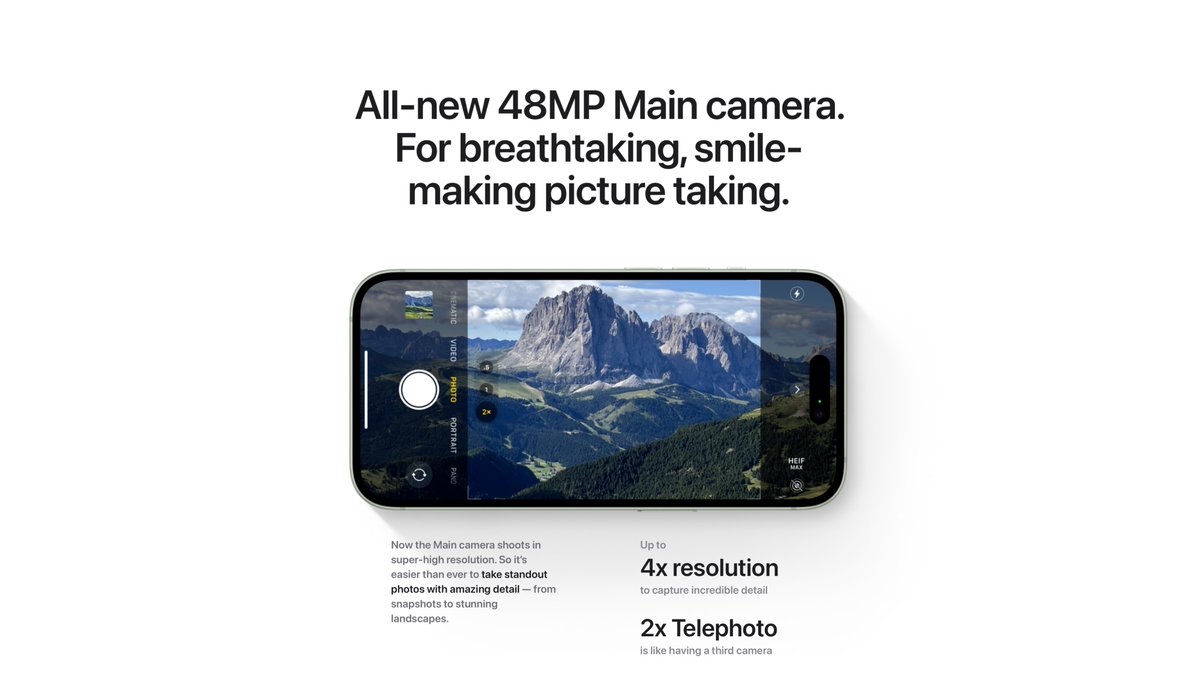 privatetalky's tweet photo. Apple in 2023: iPhone 15 New camera. New design. Newphoria. https://t.co/R5w8D1KVrg