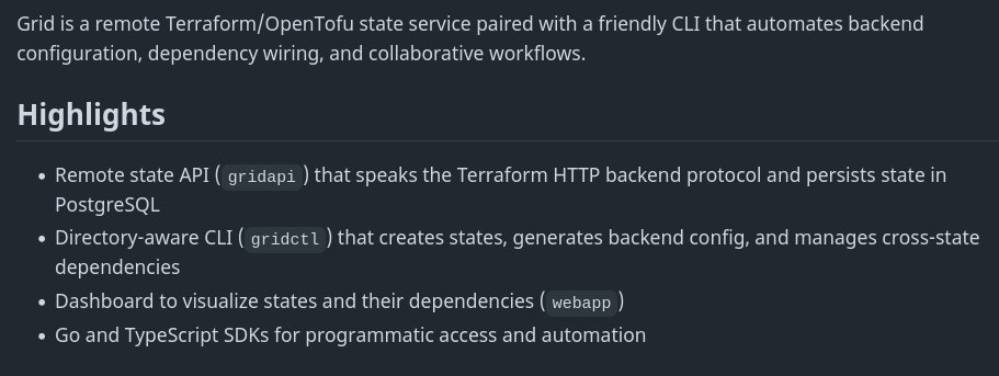 golangch's tweet image. A remote #Terraform/#OpenTofu state service paired with a friendly CLI that automates backend configuration, dependency wiring, and collaborative workflows
#golang

github.com/TerraConstruct…