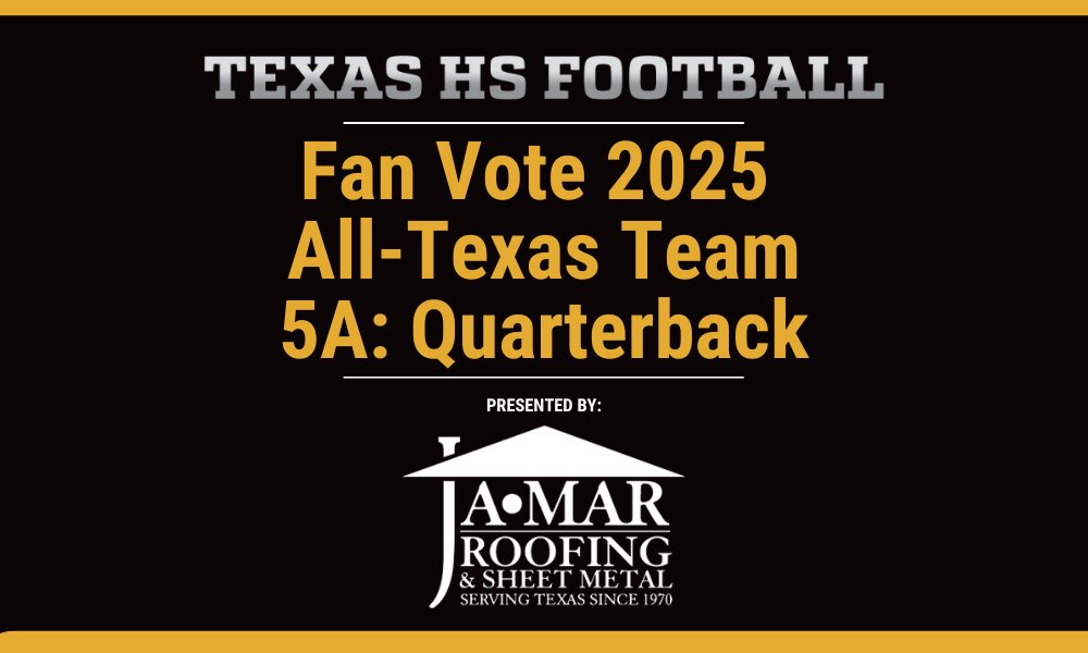 texashsfootball's tweet image. Vote for the 5A QB of the Year

Vote here: texashsfootball.com/2025-fan-vote-…
