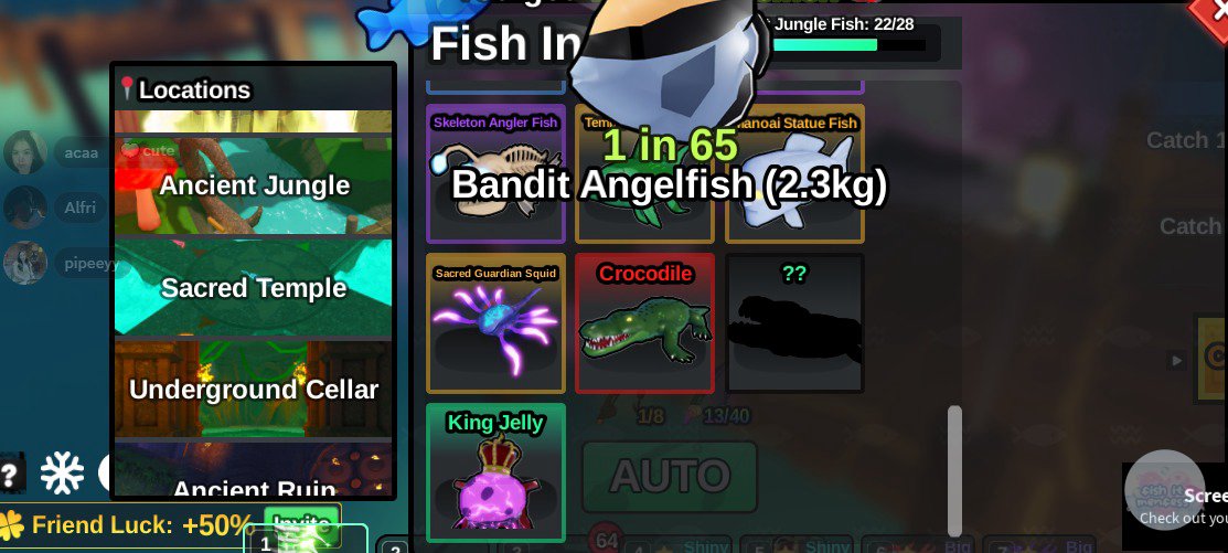 fishitfess's tweet photo. Fish! We played, then this happened to us..

1. Bug Element
The Secret Mission is still at 0% even though my friend have obtained Elmaja
2. The parasol skin throw tilts to the left

Kalo kalian gimana guys?
Please fix this bug talon🥺🙏🏻
Let us play comfortably 🥺🫶🏻 https://t.co/hMiKjUpRk5