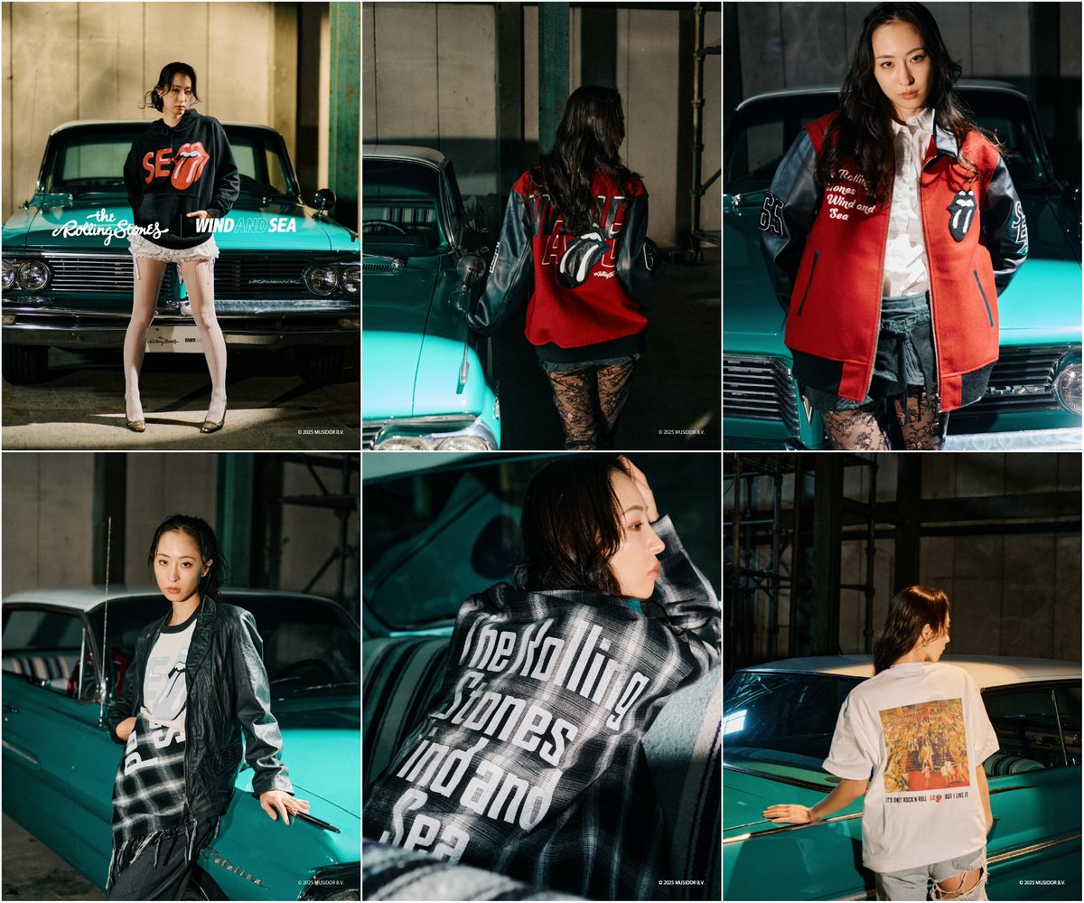 WIND AND SEA x The Rolling Stones 2025 FW コラボが11/29 発売