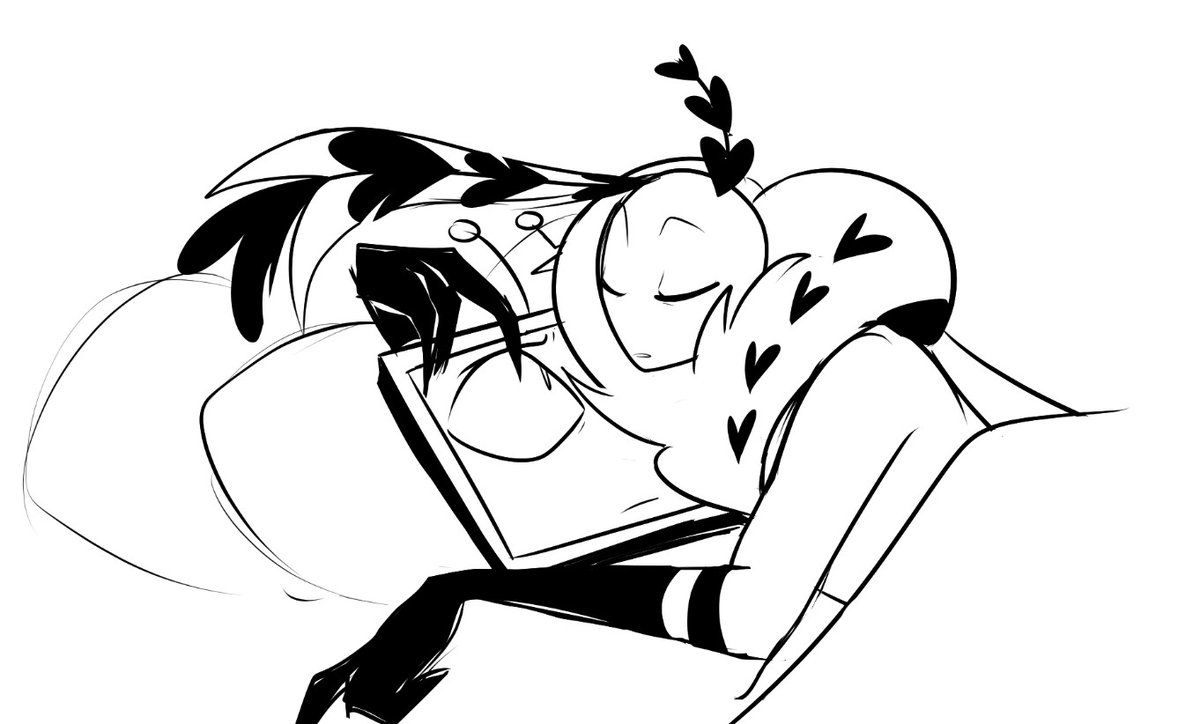 I think he should stay like that actually

#hazbinHotel #staticmoth #hazbinhotelvox