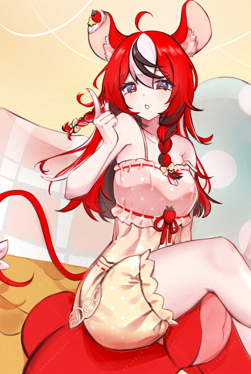 davanchiart's tweet image. Strawberry-flavored rat

 #BaelzBrush