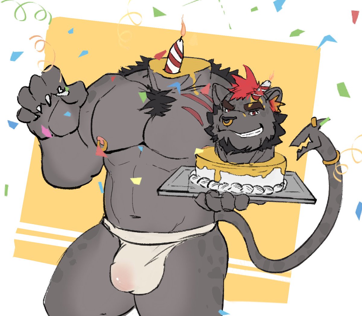 <a href="/473118328/">枫糖叉烧豹</a> 生日快乐！
来吃豹子头蛋糕