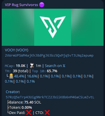 GCleveland34777's tweet photo. #VOOY
💎This time, the market looks super bullish — 10x accounts is totally possible!
🚀CA:2VWrmUPSWM4ajKhJ8dPgJ63bz5QxMjq5vT3LNq2apump
💥from my call:👉https://t.co/YDIma77ZgM https://t.co/2JSjPiKLo5