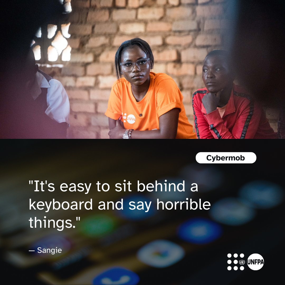 UNFPAMalawi's tweet image. 𝗚𝗶𝗿𝗹𝘀 𝗯𝗲𝗹𝗼𝗻𝗴 𝗼𝗻𝗹𝗶𝗻𝗲!
Women and girls shouldn’t be afraid of expressing themselves online 🚫
#choosekindness #16Days
