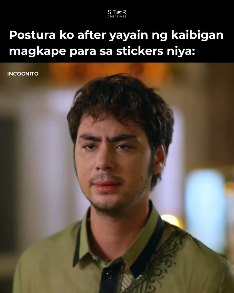 at libre mo pa... na para bang isa kang anak ng contractor 😀

📺 #INCOGNITO — available on iWant