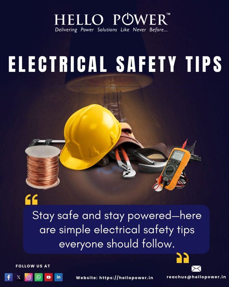 HelloPower2025's tweet image. instagram.com/p/DRcMqB4ESzI/…

#hellopower #india #bengaluru #karnataka #electricshock #electric #safetytips #besafe #safetyfirst #world