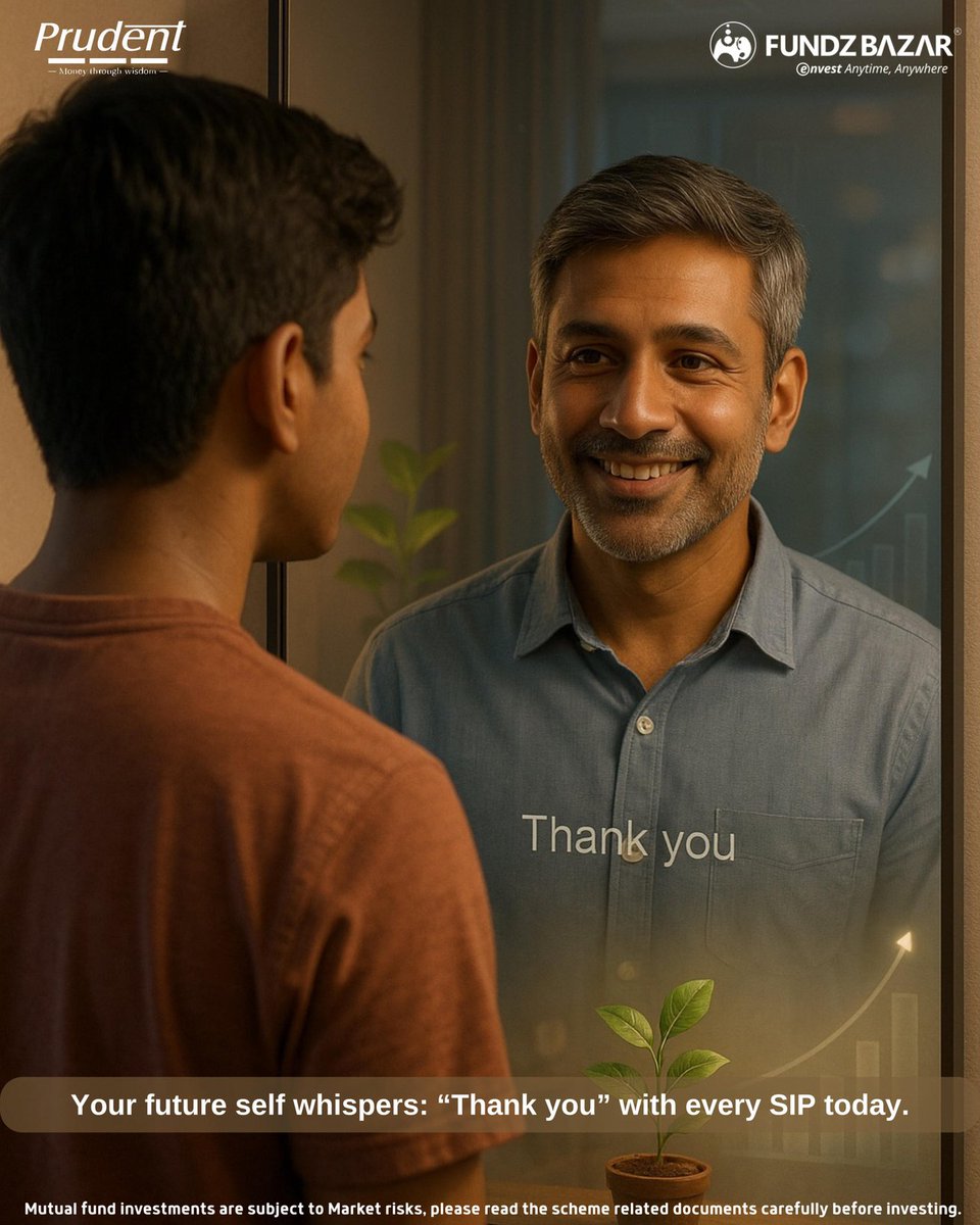 InsightInvesto2's tweet image. Be the person your future self thanks, not the person they blame. 🪞
Every SIP is a vote for your future freedom.Every delayed gratification is a &quot;Thank You&quot; earned.Plant the seed today. Watch it grow. 🌱🚀
#SIP #Investing #FinancialFreedom #MoneyTwitter #FutureSelf #Compounding