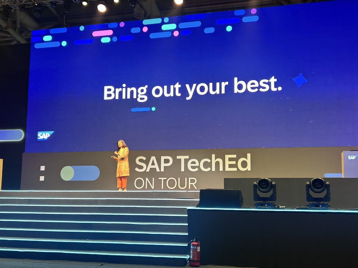 _pvn_pavan's tweet image. #SAPTechEd in Tour, Bengaluru had a great start with an exciting keynote from @gangadharansind ..