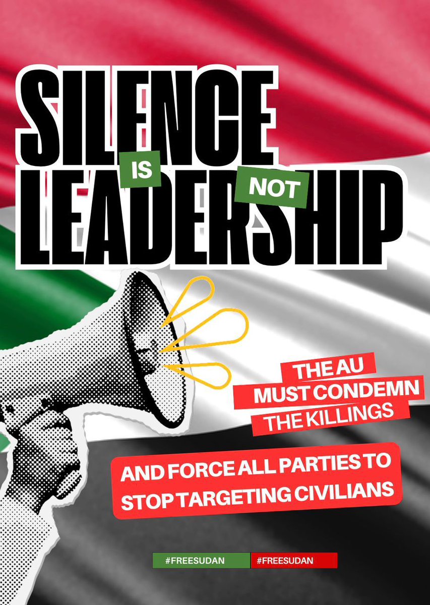 Wankamau's tweet photo. Duty bearers must act decisively now. We ask the AU, EU and relevant bodies to #FreeSudan 
@_AfricanUnion  
@IGADsecretariat 
@UN_Sudan 
@eu_council 
@BBCAfrica https://t.co/RwYyyOVKcW