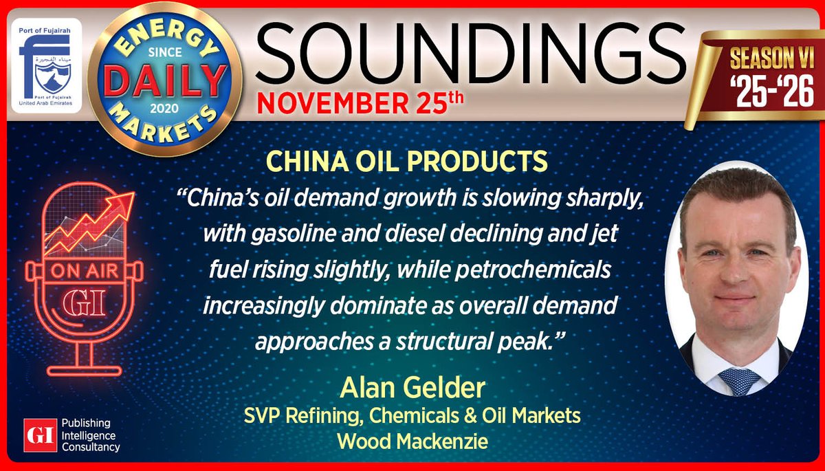 gulf_intel's tweet photo. What should we expect from China’s crude and product demand ahead?
Click here to access full podcast: https://t.co/NwoXbBV9UO

@WoodMackenzie #China #CrudeOil #OOTT https://t.co/m2kZboqOVp