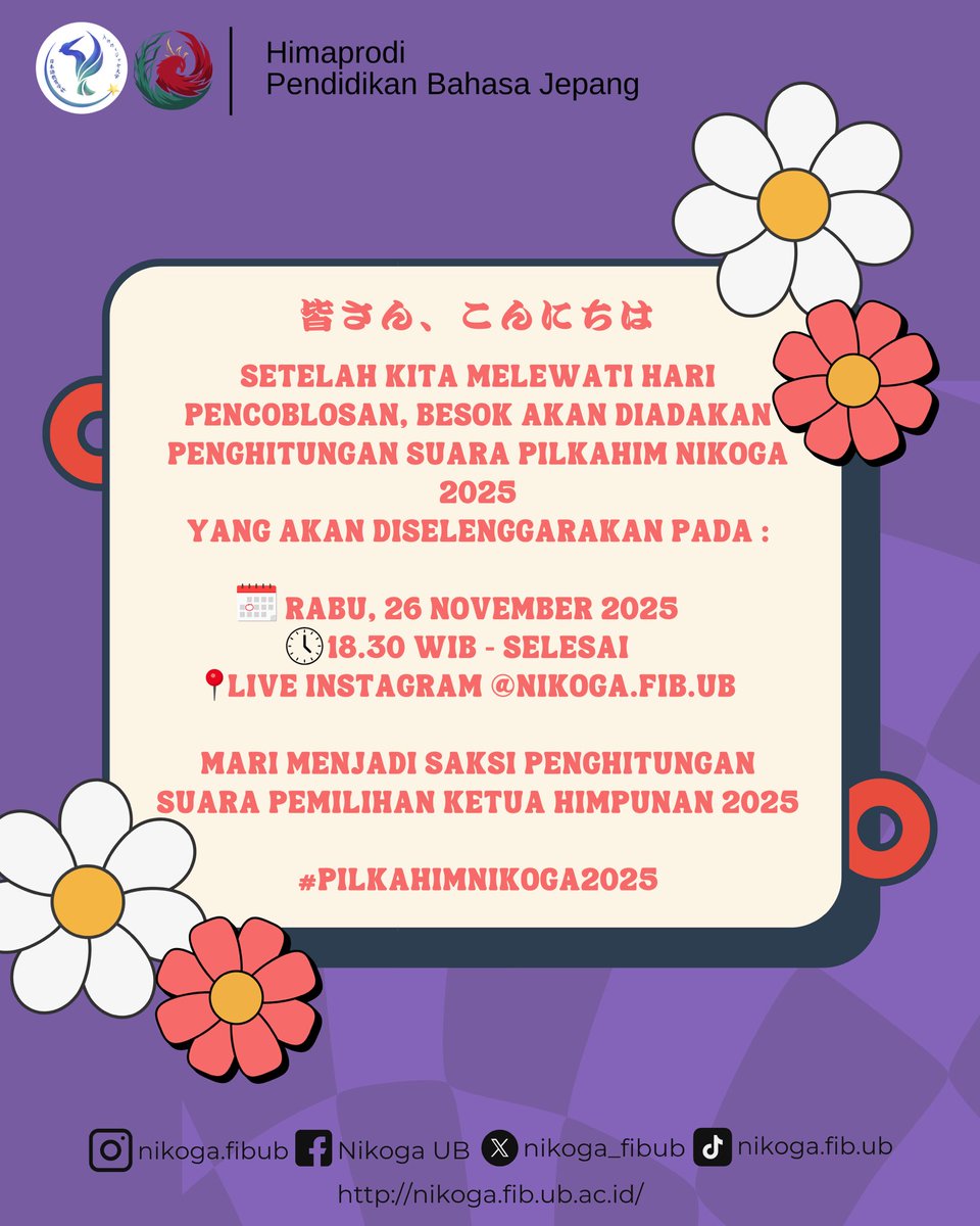 Pend. Bhs Jepang UB tweet media