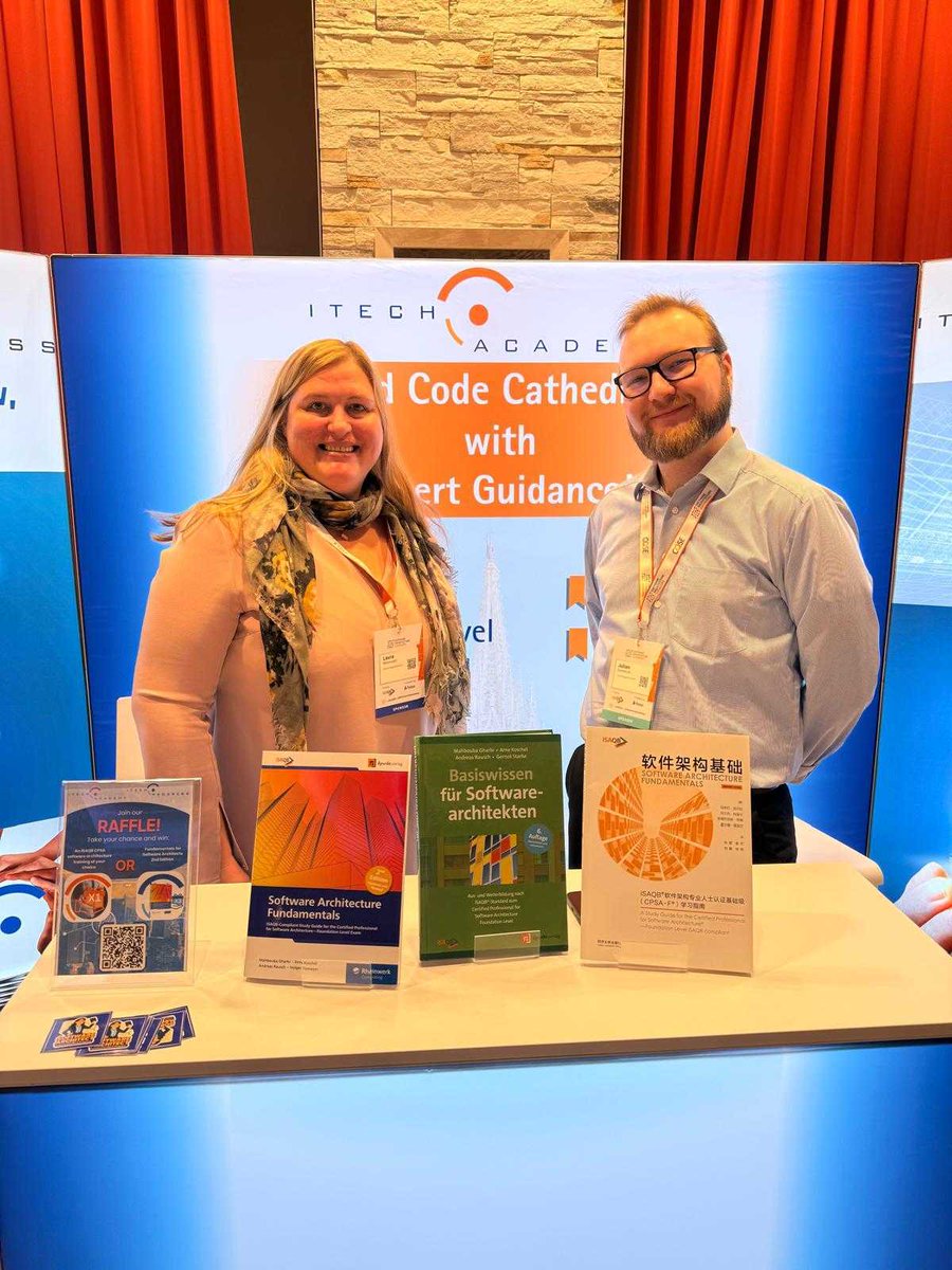 ITechProgress's tweet image. We’re ready for you! 🚀
Meet Laura &amp;amp; Julian at our SAG booth, join our raffle, and don’t miss Julian’s talk:
 “The Green Gig in the Cloud – A Holistic Approach to Green Software Engineering”
👉 shorturl.at/GwD6N
#SAG2025 #SoftwareArchitecture #GreenSoftware #CloudComputing