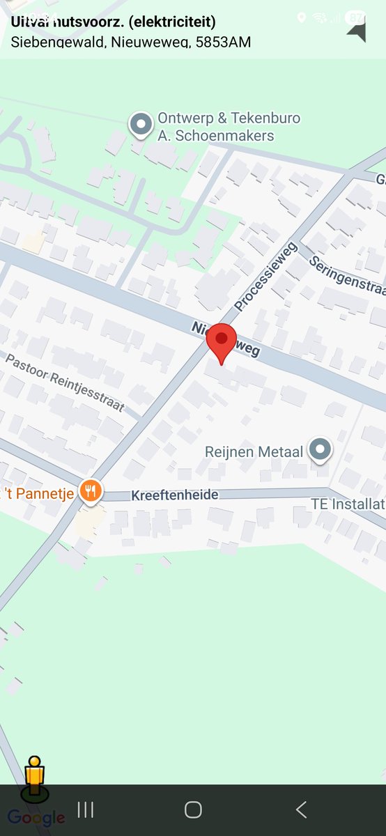 Uitval nutsvoorzieningen in Siebengewald