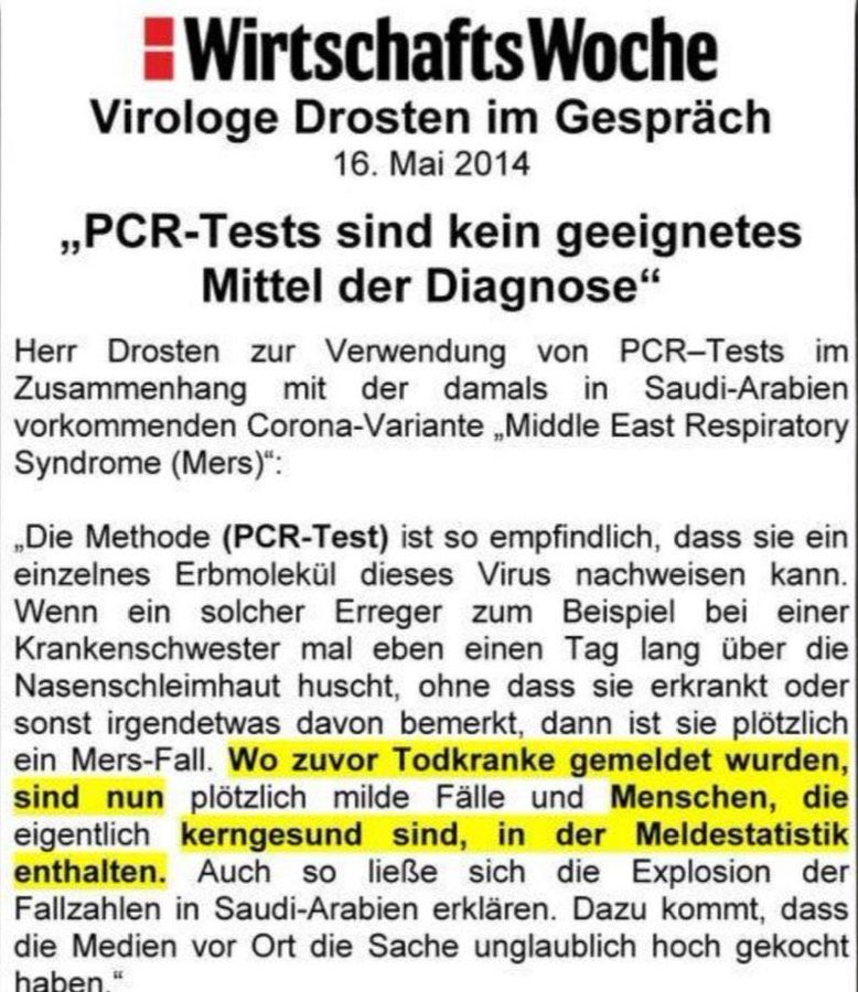 <a href="/GebauerCarlosA/">Carlos A. Gebauer</a> "PCR-Tests sind kein geeignetes Mittel der Diagnose"

Christian Drosten, Mai 2014