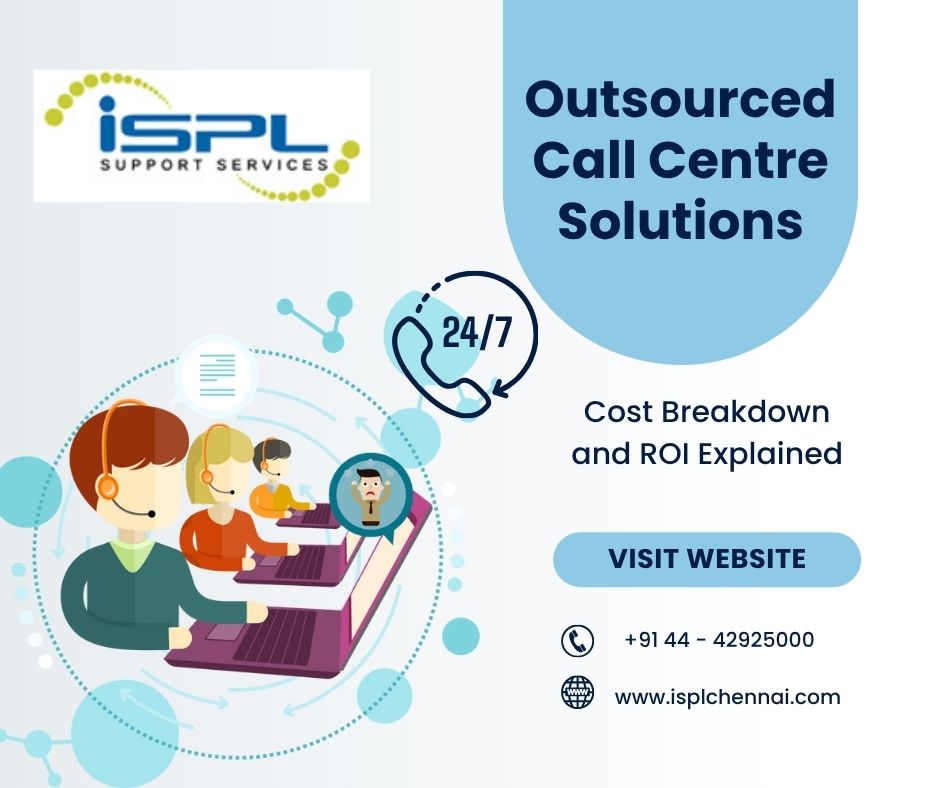 isplchennai's tweet image. Outsourcing your call centre needs to ISPL Support Services which can save your time, money, and stress. Focus on what you do best and let us handle the rest! 
isplchennai.com/blog/outsource…
Website: isplchennai.com
#callcentre #outsourcedsolutions #bposervices