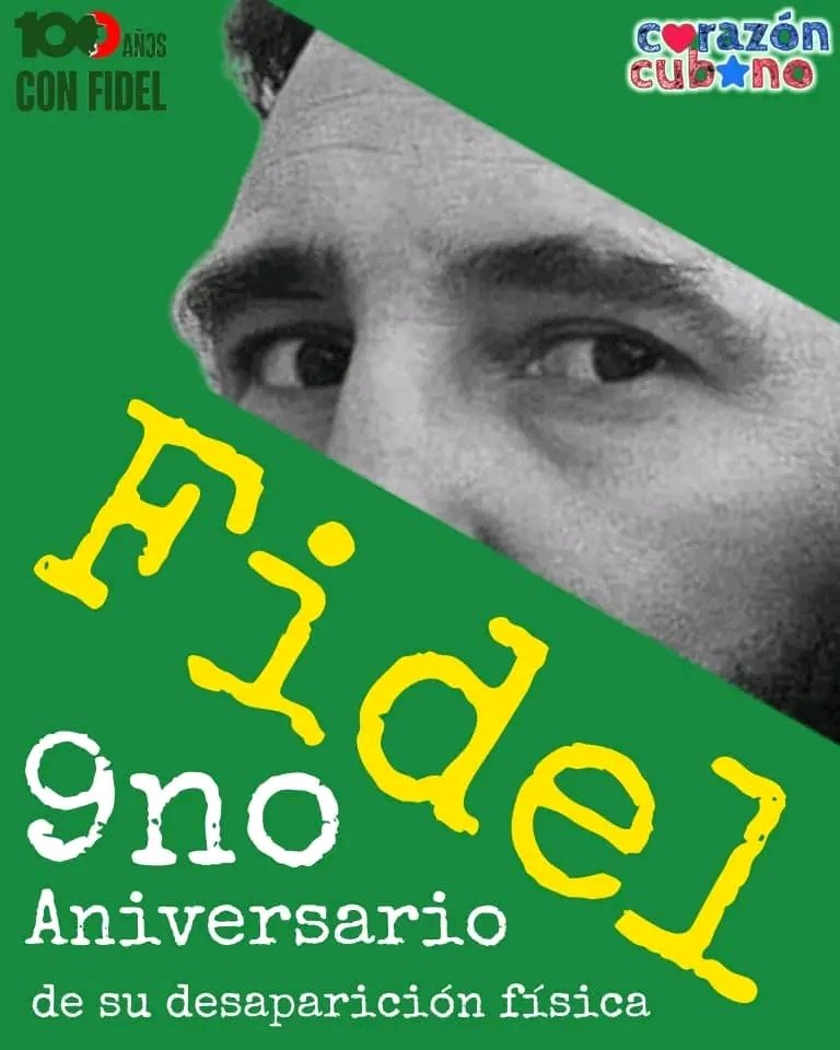LuzdeVi16299725's tweet image. 🌟Tu luz no se apaga. Tu ejemplo guía nuestros pasos, tu amor por la Patria grande fortalece nuestra convicción y tu voz de &quot;¡Hasta la Victoria Siempre!&quot; resuena más fuerte que nunca en cada logro de la Revolución.

#CienAñosConFidel