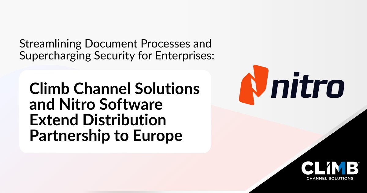 climbcs_uk's tweet image. 🎊 Climb is expanding our partnership with @NitroSoftware into Europe 🤝

Learn more about this exciting partnership: climbcs.com/uk/news/climb-…

#ClimbChannelSolutions #Partnership #DigitalTransformation #Nitro #eSign #PDF #AI
