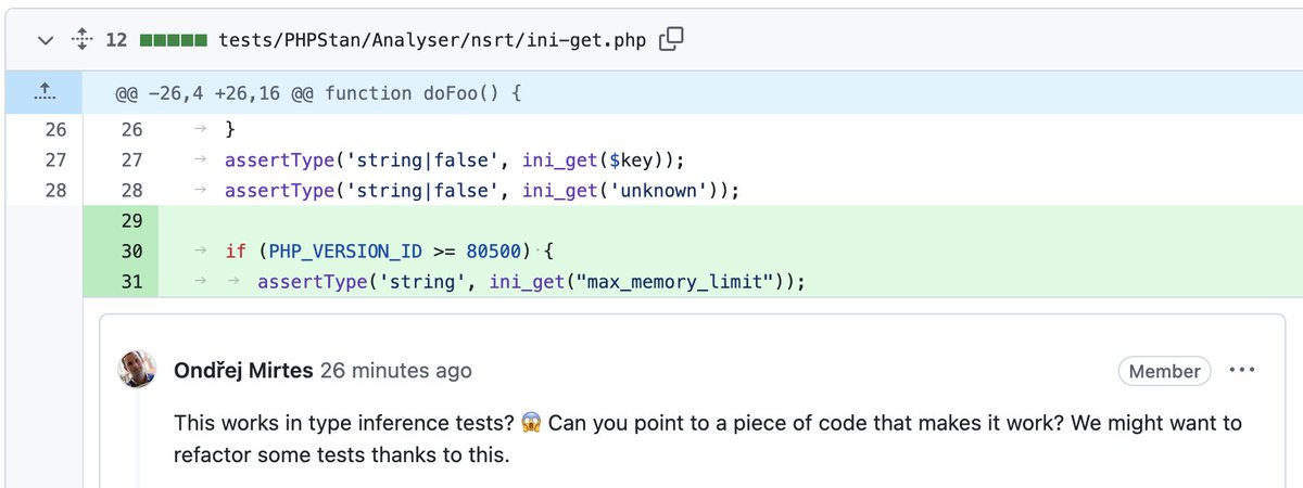 markusstaab's tweet image. #Achievement unlocked.

Used a feature in #phpstan, even @OndrejMirtes did not know it exists :-)