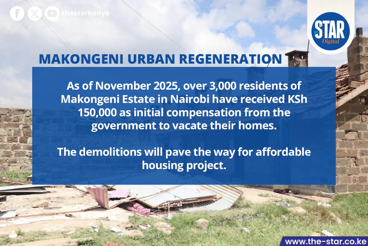 youasstar's tweet image. The ambition is simple but huge: to prove that an old community can step into a new century without losing its souls.#MakongeniChanging 
Humane Transition
Dignity In Housing