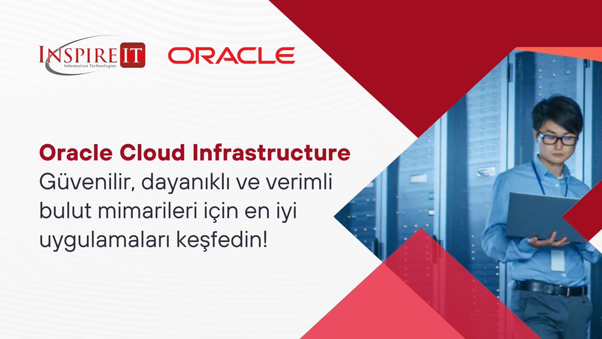InspireITcorp's tweet image. ☁️ Oracle Well-Architected Framework
Güvenilir, dayanıklı ve verimli bulut mimarileri için en iyi uygulamalar!

🔒 Güvenlik
💪 Dayanıklılık
⚙️ Performans &amp;amp; Maliyet
📈 Operasyonel Verimlilik
🌐 Entegre Bulut

👉 inspirit.com.tr

#InspireIT #OracleCloud #OCI