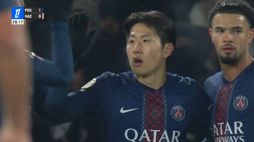 foet247europa's tweet image. Kang-in Lee, João Neves and Bradley Barcola found the net as PSG defeated Le Havre 3–0. #PSGHAC