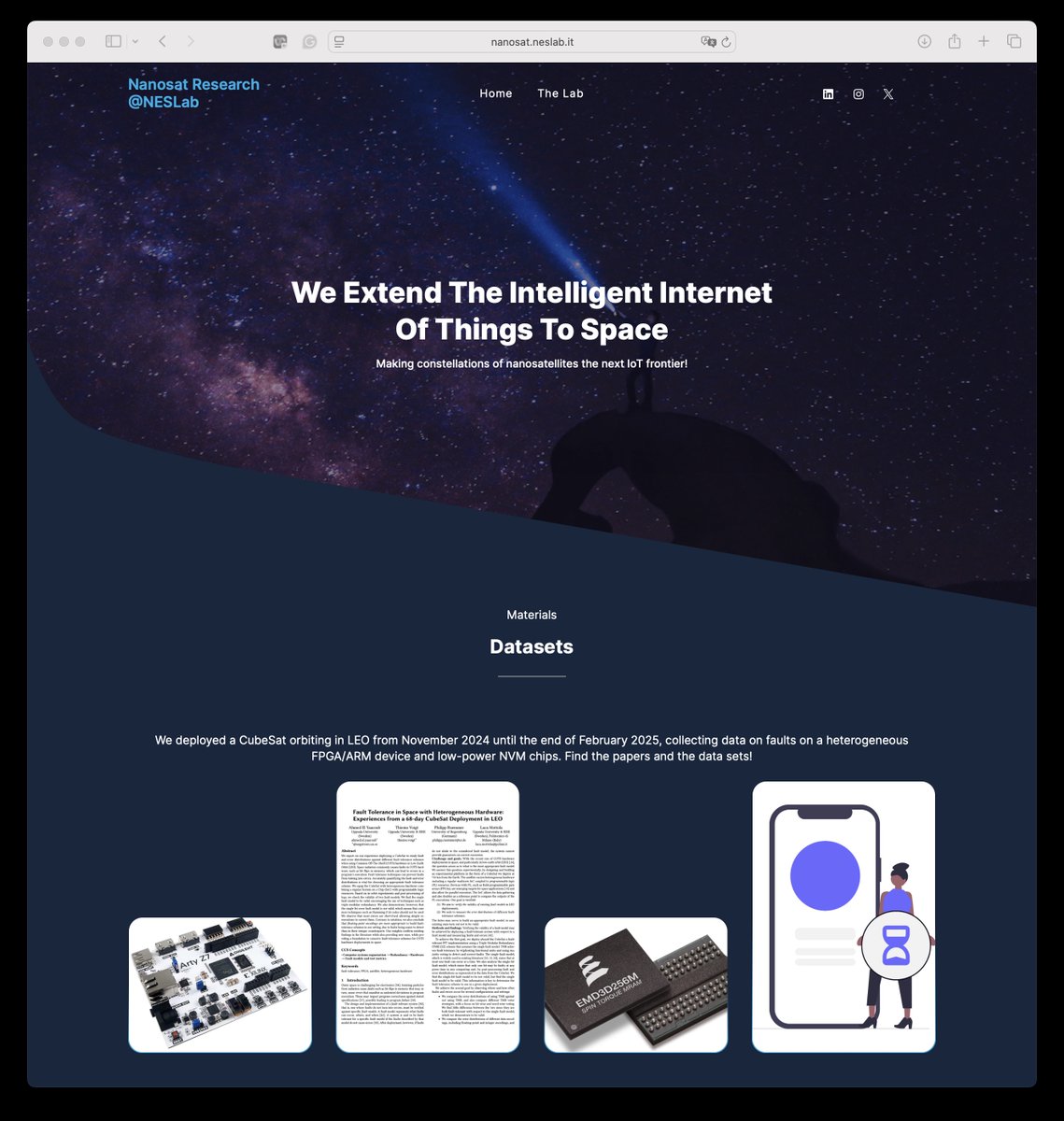 At EWSN, Ahmed El Yaacoub presented the first findings from our latest CubeSat mission This is the 1st reported experiment with this hardware in LEO. Paper and datasets at nanosat.neslab.it! #cubesat #leo #mission #faults #fpga #soc