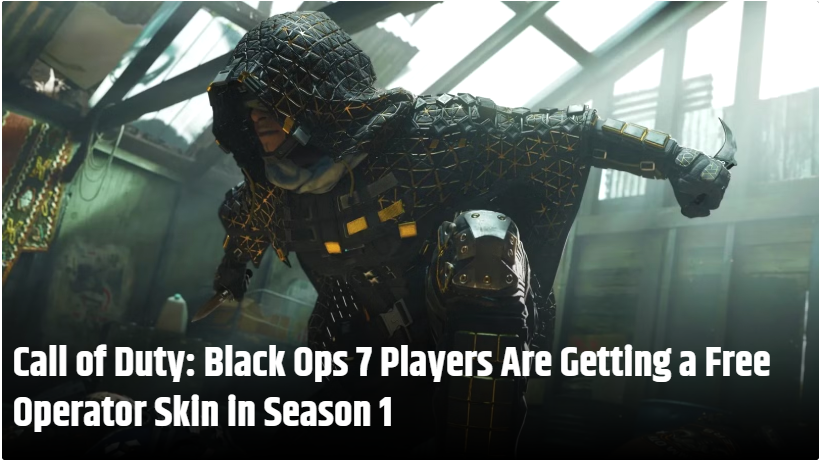 AiToday420's tweet photo. #CallofDuty : #BlackOps7  Players Are Getting a Free Operator Skin in SeasoActivision is giving all Call of Duty: Black Ops 7 players 

The Replacer Operator for free at the beginning of Season 1 next month. Peter Stormare, the famed actor known for his work in Prison Break. https://t.co/QOSuB1QNGk