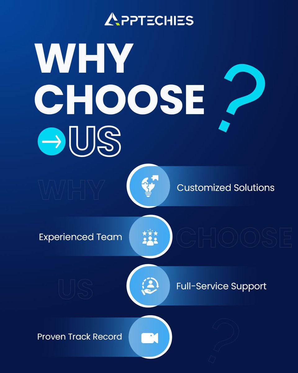 apptechies's tweet image. Why choose #Apptechies for your mobile app development?
Because your ideas deserve a team that builds faster, smarter, and better.

Ready to build your app?
bit.ly/3EDnMiL
Call us now: +1 317 884 8958

#appdevelopmentsolutions #Appdevelopers #MobileAppDevelopmentCompany