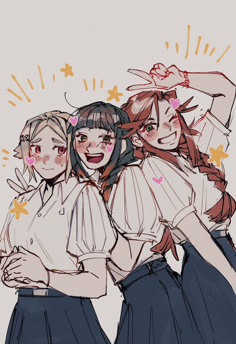 yayee_prsp_'s tweet image. My daughterssss (+thai high school uniform!)