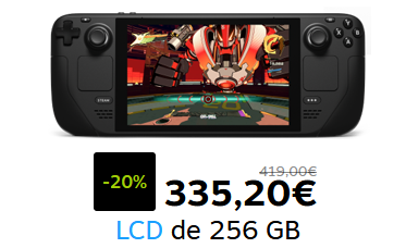 HandleDeck's tweet image. 🔥STEAM DECK A PRECIO DE VERGÜENZA EN STEAM!!!🔥

Valve lo ha vuelto a hacer y ha puesto la Steam Deck LCD de 256gb a un precio irrisorio. Normalmente hago comparativas y esas cosas, pero si solo buscas una handheld pc y quieres gastarte poco... el precio actual en distribuidor…