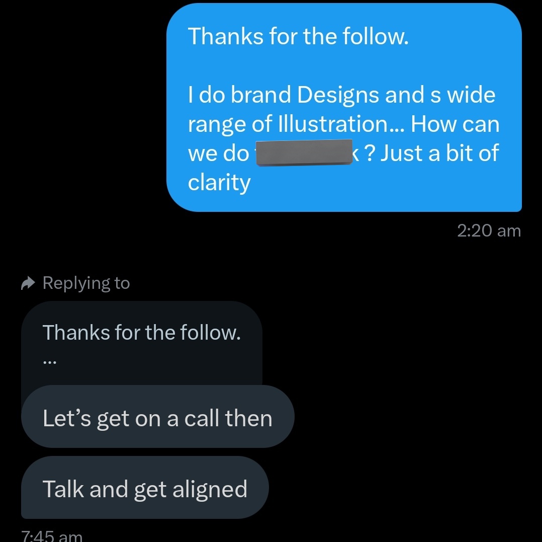 SmartMeso's tweet image. Who said people don&apos;t see?
Since I started this #30DaysCreativeEvolution couple of Brands and persons have reached out for Conversations. Some were closed, some were not. But yes! It proofs that people see !

Impressions or not... Show up!!!