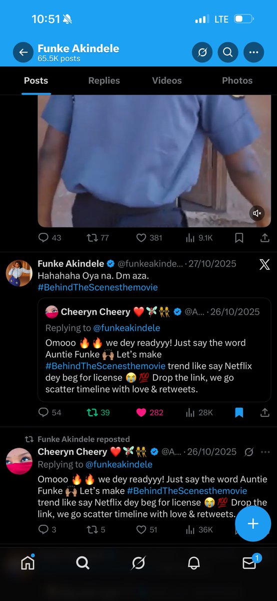 Ashabul_Jannaah's tweet image. Dear @funkeakindele,
On 27/10/2025, you chose me as one of the winners of your #BehindTheScenesthemovie giveaway. You asked me to send my AZA via DM, but I’ve been unable to message you because I wasn’t followed like the others you selected.

I’m not entitled, just deeply…