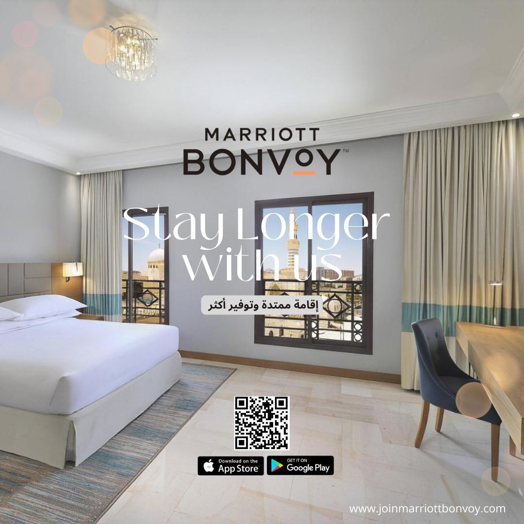 أقم لفترة أطول ووفر أكثر!
استمتع بإقامتك في فوربوينتس من شيراتون مكة النسيم مع خصومات تصل إلى 20% Marriott Bonvoy.
احجز الآن واستمتع بتجربة إقامة مميزة تجمع بين الراحة والقيمة
marriott.com/ar/hotels/jedf…
#FourPointsMakkah #MarriottBonvoy #MakkahHotels #SaudiTourism #BookNow