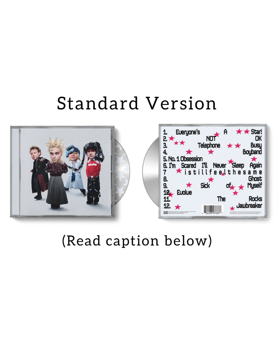 YourFansStuff's tweet image. 📌 WTS | Want To Sell | Jual
5 Seconds of Summer - EVERYONE'S A STAR! (from US)

💸 IDR 380.000 (est. 100-200gr)

#zonauang #zonaBA #zonajajan 
t. wtb want to buy cari tawarin album CD Open PO Pre-Order 5SOS Luke Hemmings Michael Clifford Calum Hood Ashton Irwin Indonesia INA 🇮🇩