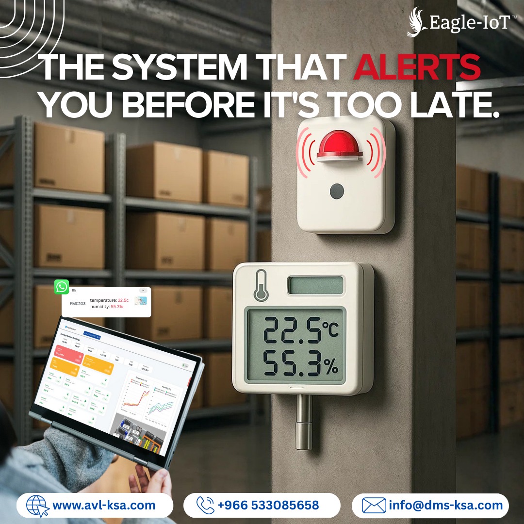 Eagle_IoT's tweet image. Power outages, AC failures, and humidity spikes—Smart Sense detects them all. Real-time alerts ensure you act before an anomaly becomes a disaster.

avl-ksa.com/en/temperature…

#gps #IoT #fleetmanagement #saudiarabia #Telematics #temperature #Logistics #food #refrigeration #Fleet