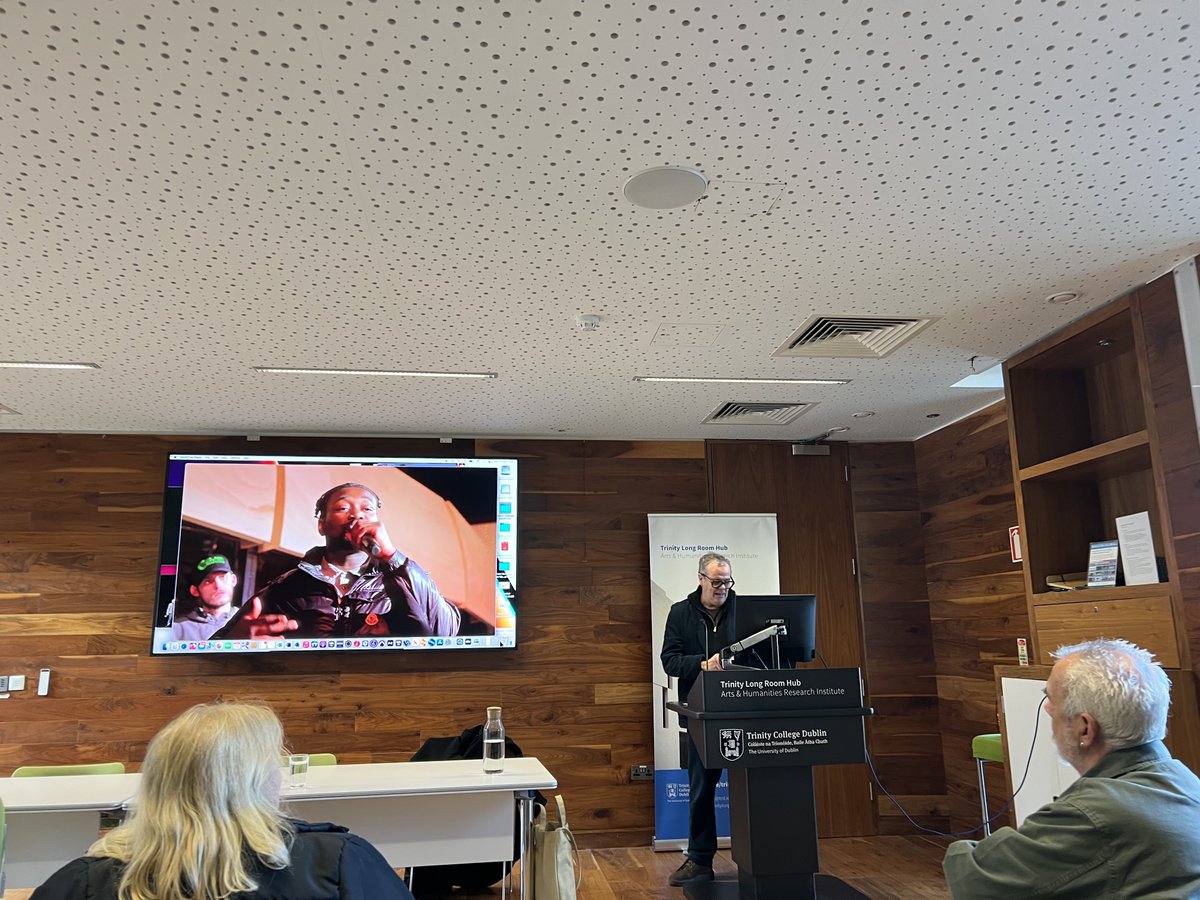 TCDcomposition's tweet image. Photos from the thought-provoking and entertaining public talk &apos;A Punk Manifesto&apos; by Brian Irvine. Thank you to everyone who attended and as ever to @TLRHub for the hospitality.