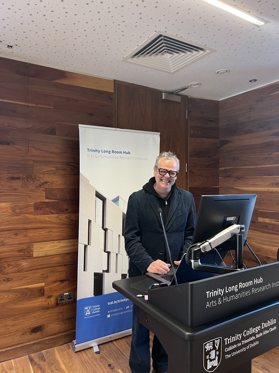 TCDcomposition's tweet image. Photos from the thought-provoking and entertaining public talk &apos;A Punk Manifesto&apos; by Brian Irvine. Thank you to everyone who attended and as ever to @TLRHub for the hospitality.